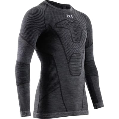 X-bionic Symbio Merino Lange Mouwen Basislaag Grijs S Man