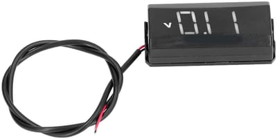 Digitale Spanningsmeter - Voltmeter Batterij - Accu Bewaken - Real-time Weergave - 12V tot 80V - Wit