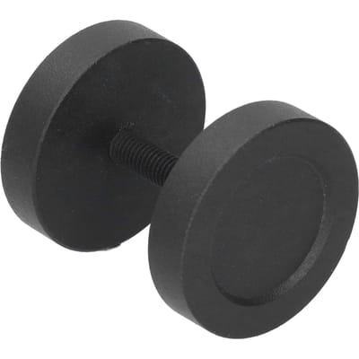 Poignée de porte de grange Acier au carbone Bouton de porte coulissante rond pour Garages Placard Portails Porte
