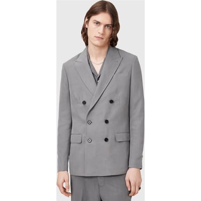 AllSaints Orpheus Blazer Machine Grey Taglia: 36 | Blazers Outlet | Uomo | Grigio