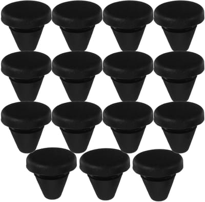 Siliconen Voetkussens - Universele Pads - Stabiliteit Fornuis - Hittebestendig & Schokabsorberend - 1.2 x 1.2 cm - Zwart