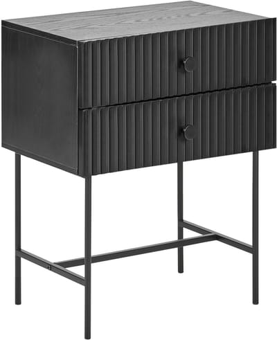 COVENTRY - Nachtkastje - Zwart - MDF