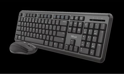 draadloze keyboard TKM-350 en muisset duits