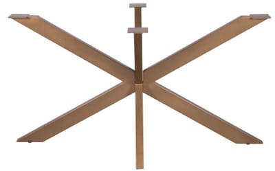 Matrixpoot Brons Ovaal/Rechthoek 140 cm Koker 4x8 cm