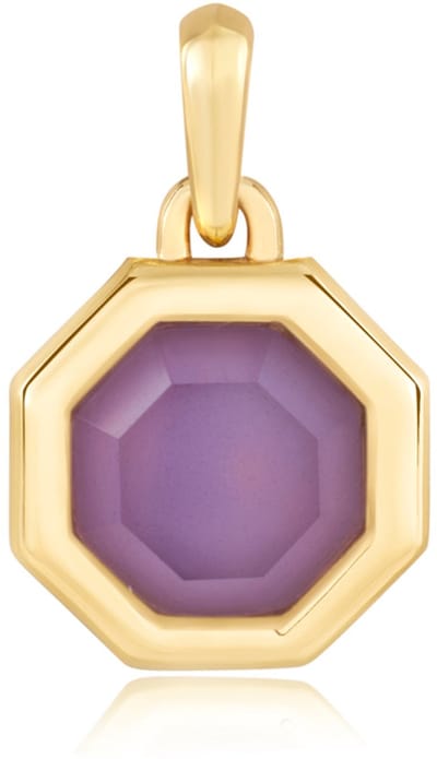 Ania Haie AH NC055-03G Pop Charms Dames Hanger - Sieraad - Zilver - Goudkleurig - 925 Zilver - 8 mm breed - 15 mm lang