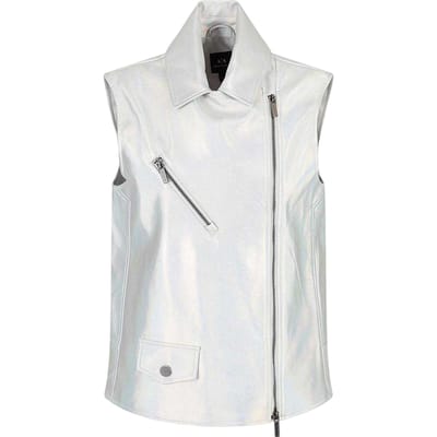 Armani Exchange Dames/Dames Iridescent Mouwloos Gilet (Veelkleurig gemêleerd)