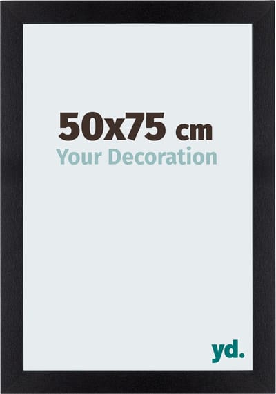 Your Decoration - Fotolijst 50x75 cm - MDF - Zwart Mat - Mura