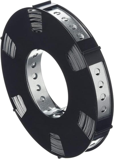 Gatband 17 mm - Verzinkt staal - Versterken & Bevestigen - Hoge belastbaarheid 8 kN - 10 meter rol - Staal