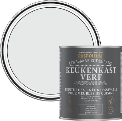 Rust-Oleum Grijs Keukenkastverf Zijdeglans - Monaco Mist 750ml