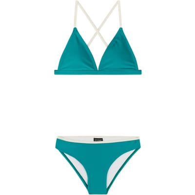 Protest PRTJulas JR - Bikini set Meisjes - Gespsluiting - Uitneembare vulling - Normale pasvorm - Groen