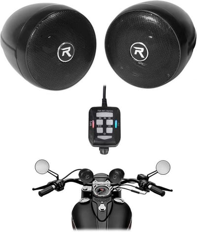 Waterdichte Motorfiets Bluetooth Speakers voor Stuurbevestiging 3 Inch