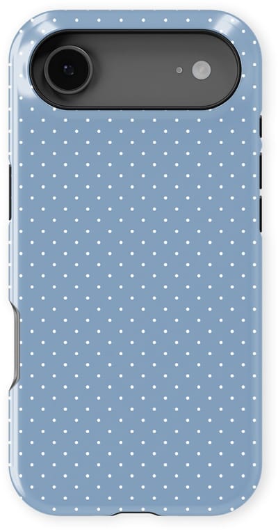 Micro Dots Tough Hoesje geschikt voor iPhone 17 Air | Geschikt Voor Mag | Stippen Motief Backcover geschikt voor iPhone 17 Air Sky Spark