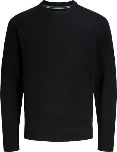 JACK&JONES - POCRICK WOOL RIB KNIT CREW NECK - Heren - Gebreide truien