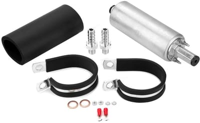 Dailygoody - Brandstofpomp - Universele In-line Externe Hogedruk Brandstofpomp - 255 - Vervangbaar - Ondersteunt tot 650 pk - Geschikt voor auto’s...