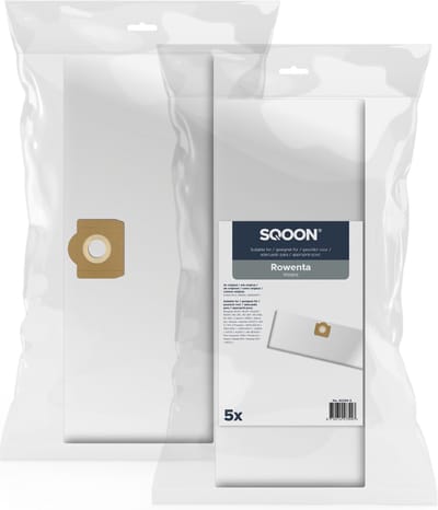 SQOON® Stofzuigerzakken Geschikt voor Rowenta Vorace - Vervangt 6.959-130.0 / ZR804 / 2681009171 - High Filtration voor Industriële Stofzuigers