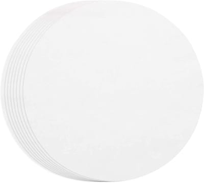 Dailygoods- Waspapier 500 Stuks - Diameter 11 cm - Hamburgerpapier - Antiaanbaklaag - Vetdicht - Veilig Materiaal - Voor Perfecte Burgers - Bakpapier
