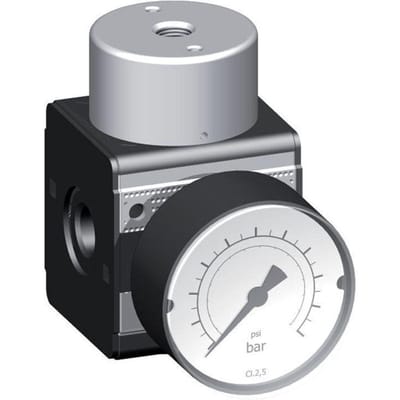 Drukregelaar Pilot Bediend G1/4'' 2100l/min 0.5-16.0bar/7-232psi Zink Spuitgiet Multifix 1