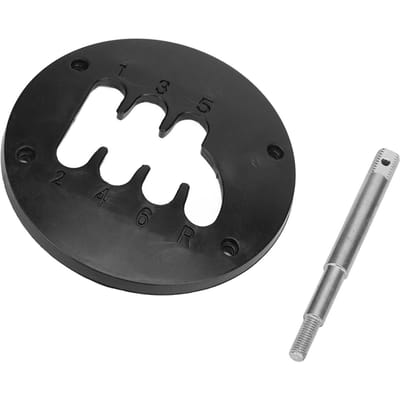 Mod Plaque de Levier Mod Levier Court Professionnel Mod Plaque Intermédiaire avec Levier de 95 mm pour Thrustmaster TH8A black
