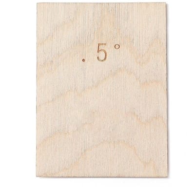 Allecto - Gitaar Hals Filler Set - 3-delige set - Maple Hout - 0.25 0.5 en 1 Graad Hoek - Perfect voor gitaarbouw - Geschikt voor professionals en ...