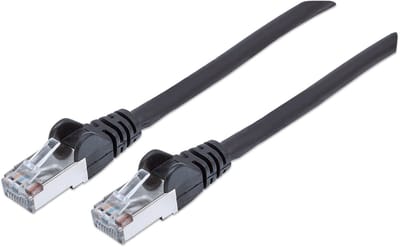 Intellinet - 318792 - 3m - CAT6a - S/FTP netwerkkabel - Zwart