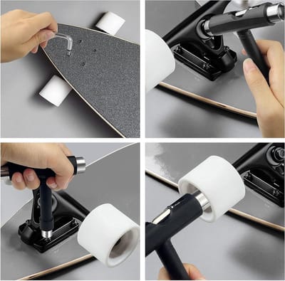 Multifunctionele Skateboard Gereedschappen Set - 15-delige T-Tool en Y-Tool met Hex Sleutels voor Longboard en Scooter Accessoires
