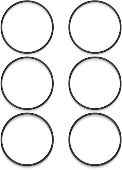 O-Ring Vervanging voor Waterfilters in Huishoudelijke Systemen - Geschikt voor GXWH30C, GXWH35F, GXWH38F, GXWH38S, GXWH40L, WS03X10039, FXHSC en FXHTC - 6 Stuks voor Optimale Filtratie