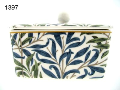 Lesser & Pavey Botervloot Willow Bough – William Morris – 15 x 10 x 11 cm – Porselein