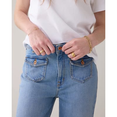 Summum 4s2936-5206 6 jeans flared comford heritage denim vintagebluedenim
