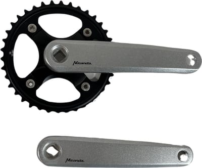 Miranda crankset Zilver - 38T - 170 mm - 104 mm - Geschikt voor Nexus