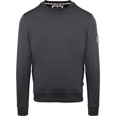 Aquascutum Heren Patch Sweatshirt (Antraciet)