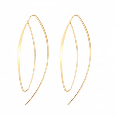 Oorbellen -Doorsteek -goudkleurig- Charme Bijoux