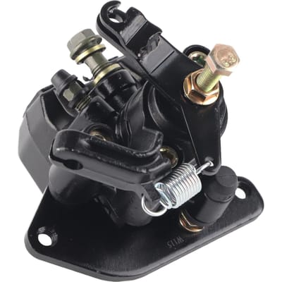 Étrier de Frein Arrière avec Plaquette de Frein Universel Alliage d'Acier pour Moteur 110cc 125cc 150cc 200cc 250cc VTT Quads gray