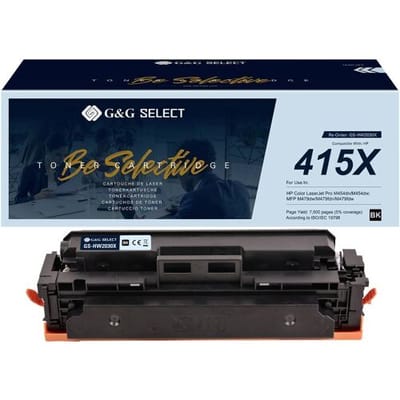 G&G Toner vervangt HP 415X Compatibel Zwart W2030X GS-HW2030X(415X)