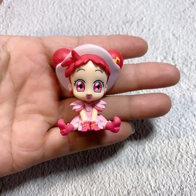 Bandai Capsule Speelgoed Kleine Heks Magische DoReMi Harukaze Doremi Fujiwara Hazuki Senoo Aiko Segawa Onpu Qversion Ornamenten beige