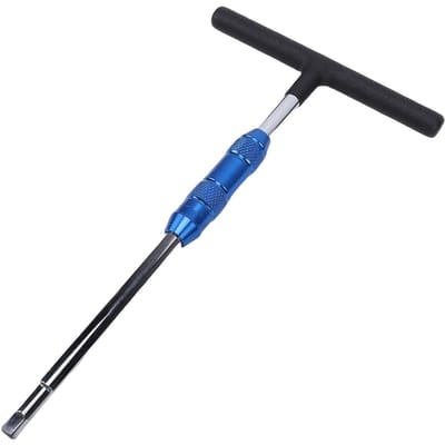 T-sleutel 1/4 inch met 3/8 inch Adapter 360 Graden Roterende Handgreep Aandrijfsleutel voor Huisreparatie
