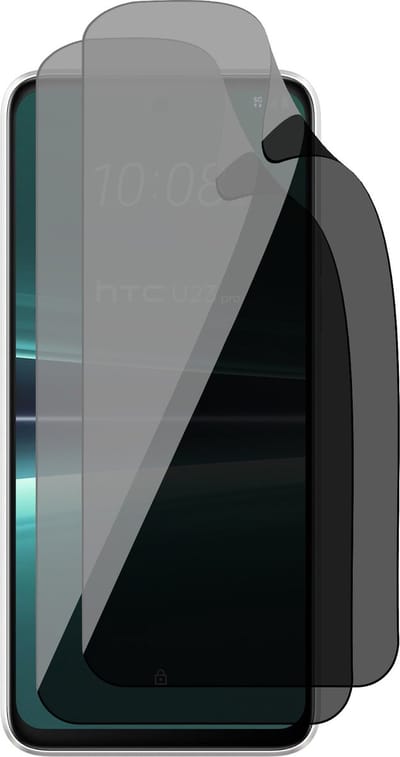 Privacy Screenprotector geschikt voor HTC U23 Pro - 2x FlexGuard Screen Protector