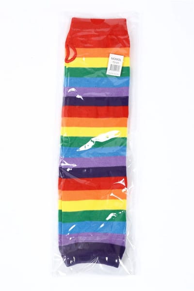 Handschoen/sleeve in regenboog kleuren - pride
