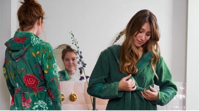 Pip Studio Soft Zellige Badjas - Groen