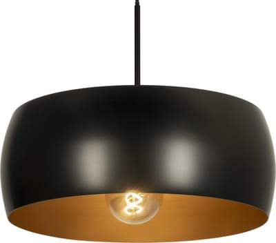 Lumidora Hanglamp 74702 - ZWEEDS - E27 - Zwart - Metaal - ⌀ 45 cm