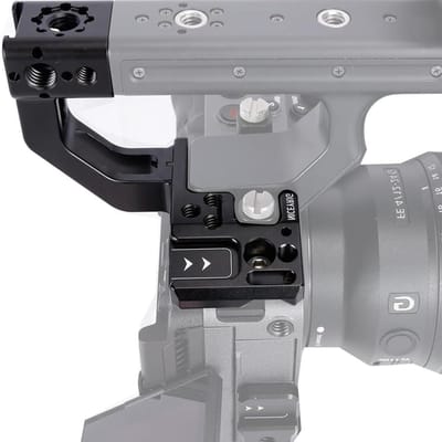 Handle Extension Kit voor Sony FX3 en FX30 - Verlengingsbeugel met Grip, Koudeschoen en Meerdere Bevestigingspunten voor Professionele Filmopnames