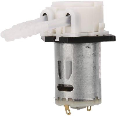 12V 3*5 Doseerpomp DIY Peristaltische Slangkop Voor Aquarium Laboratorium Chemische Analyse(wit) white