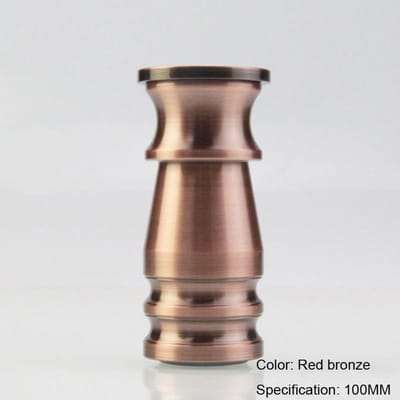 4 stuks/lot Aluminium Verstelbare Meubelpoten 80/100/120/150MM Kasten Tafels Stoelen Bank Poten met Antislip Rubber Basis Red Bronze 100mm