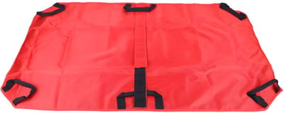 Transportbrancard voor honden – Voor huisdieren en dierenartsgebruik – Noodtransportdrager, capaciteit 55 kg – Blauw, Rood, Zwart