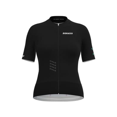 BIORACER Epic - Fietsshirt Zomer - Dames - Zwart - Korte Mouw - Ademend & Aerodynamisch - Maat M