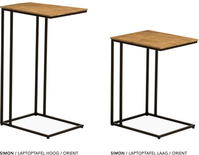 Maxfurn - Laptoptafel | hoogte 68cm | Zeer krasvast | Kleur: Orient