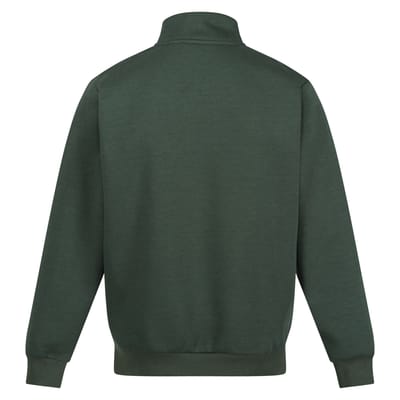 Regatta Heren Pro Quarter Zip Sweatshirt (Donkergroen)