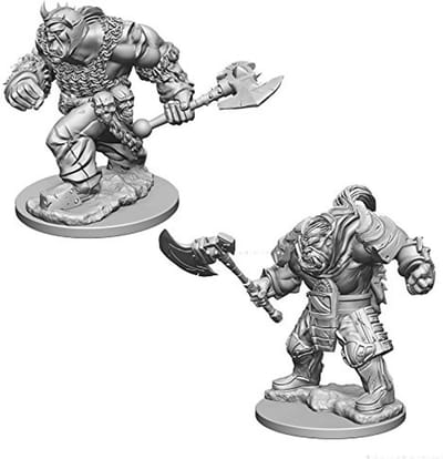 Ongeverfde Miniaturen Bundel - Orcs W1 x2 voor Dungeons & Dragons