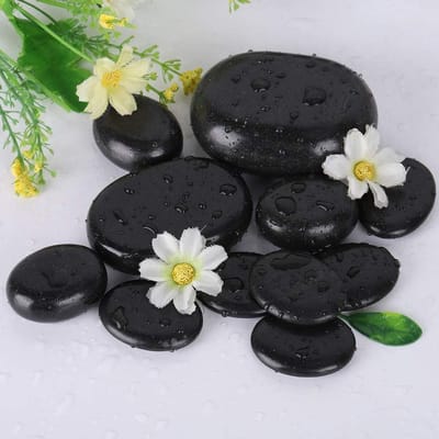20-delige basalt massagestenen starterset voor hotstone massage