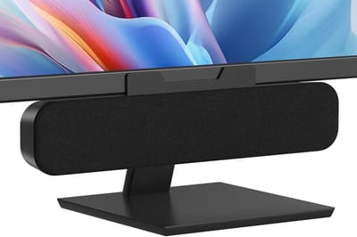 PC Luidspreker - Mini Soundbar - Muziek Luisteren - Clip-on Ontwerp - USB Aangedreven - Zwart