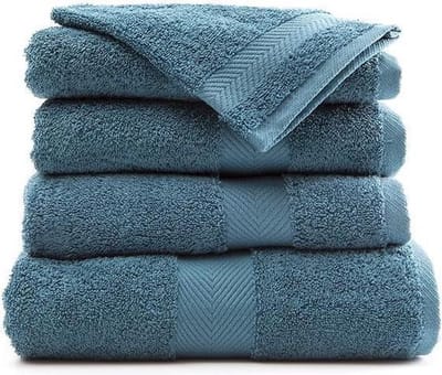 Casilin Royal Touch - Hotel Kwaliteit - Pakket van 2 Badlakens - 65 x 125 cm - Petrol Blauw